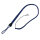 Kiotos Leather Whip Black & Blue 140 cm
