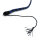 Kiotos Leather Whip Black & Blue 140 cm