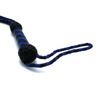 Kiotos Leather Whip Nine Tails Black & Blue