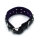 Kiotos Lederhalsband mit Multi D-Ringen Schwarz