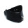 Kiotos Contoured Lederhalsband mit D-Ring Schwarz