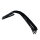 Kiotos Black Leather Flogger with Braided Handle