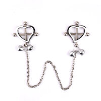 Kiotos Heart-Shaped Nipple Clamps Tinkling Bells