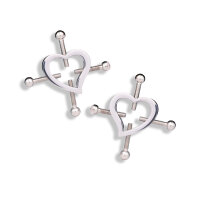 Kiotos Heart-Shaped Nipple Clamps Tinkling Bells