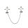 Kiotos Heart-Shaped Nipple Clamps Tinkling Bells