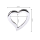 Kiotos Heart Nipple Clamps Tinkling Bells & Leather Harness