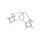 Kiotos Hexagon-Shaped Nipple Clamps Tinkling Bells