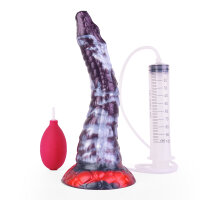 Zoe Stripe Dragon - Squirting Dildo