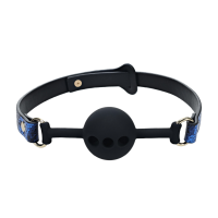 Florence Collection Silicone Ball Gag Blue