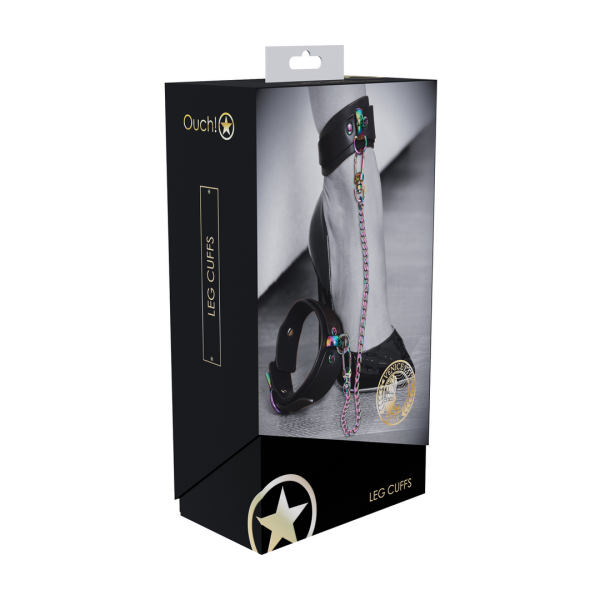 Venice Collection Leg Cuffs Black