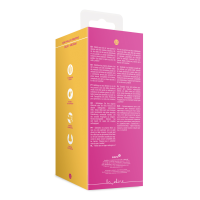 Loveline Non-Phallic Vibrating Dildo - Medium - Powerful Pink