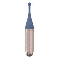 Loveline The Thrill 10 Speed Interchangeable Vibrator Blue