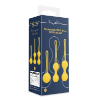 Loveline Kegel Ball Exercise Set - Lemonade Yellow