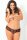 Rene Rofe Lingerie Crotchless Lace Thong With Bows Red Plus Size XL/XXL - 3XL/4XL