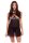 Out Front Lace & Mesh Chemise S/M - M/L