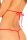Crotchless Lace & Mesh Teddy Red S/M - M/L