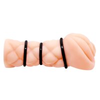 Crazy Bull Michelle Vagina Masturbator with Vibration Beige
