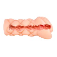 Crazy Bull Michelle Vagina Masturbator with Vibration Beige