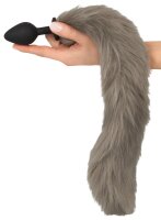 You2Toys Fluffy Tail Grey 3,5 cm
