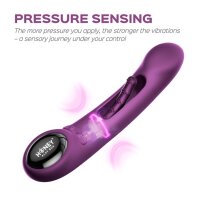 HoneyPlayBox app-controlled G-spot vibrator purple 21.1 cm &Oslash; 3.7 cm