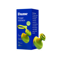 Dame Fin 2.0 Finger Vibrator Citrus