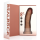 RealRock Vibrating and Rotating Regular Curved Cock - 8 / 20,5 cm - Tan