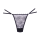 Allure Lace and Mesh Thong One Size Black