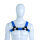 Kiotos Elastic Chest Harness S/M Blue 86&ndash;110 cm