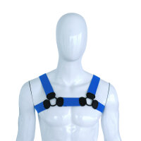 Kiotos Elastic Chest Harness L/XL Blue 110&ndash;130 cm