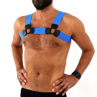 Kiotos Elastic Chest Harness L/XL Blue 110&ndash;130 cm