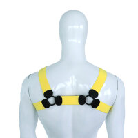 Kiotos Elastic Chest Harness S/M Yellow 86&ndash;110 cm