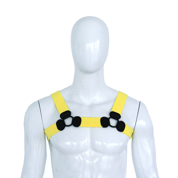 Kiotos Elastic Chest Harness L/XL Yellow 110&ndash;130 cm