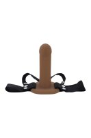 Evolved  Our First Hollow Strap On Dark 6 Inch