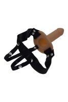 Evolved  Our First Hollow Strap On Dark 6 Inch