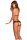 2Pc Peek-A-Boo Bra & Crotchless Panty S/M - M/L