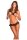 2Pc Peek-A-Boo Bra & Crotchless Panty S/M - M/L