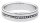 MenSteel Cockring Perly Ring Contour &Oslash; 38 mm Silver