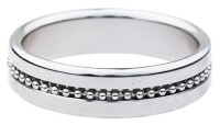 MenSteel Cockring Perly Ring Contour &Oslash; 50 mm Silver