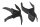 XR Brands Wrist and Ankle Cuffs Black