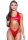 MAPAL&Eacute; Schimmernder Unterbrustmonokini Rot S/M - M/L