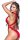 MAPAL&Eacute; Schimmernder Unterbrustmonokini Rot S/M - M/L
