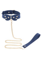 Taboom Silicone Collar and Leash Blue