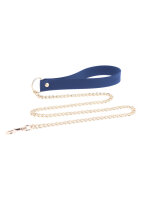 Taboom Silicone Collar and Leash Blue
