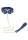 Taboom Silicone Collar and Leash Blue