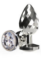 ToyJoy Anal Play Disco Diamond Plug Large Silver 3,85 cm