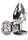 ToyJoy Anal Play Disco Diamond Plug Large Silver 3,85 cm