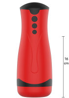 Hidden Desire Fusion X Super Suction Masturbator Red