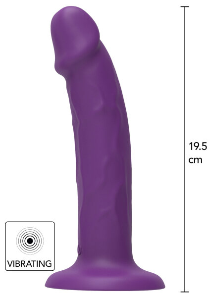 ToyJoy Get Real Vibrating Harness Dong Purple