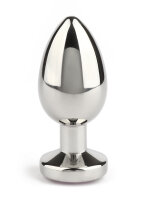 Mr. Steel Jewled Butt Plug Small Pink 2,5 cm