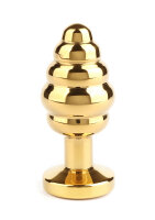 Mr. Steel Twister Butt Plug Small Gold 2,5 cm